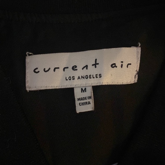 Current Air Los Angeles Black Fringe Zip Up Bomber Jacket- Women’s Sz M - Picture 3 of 15